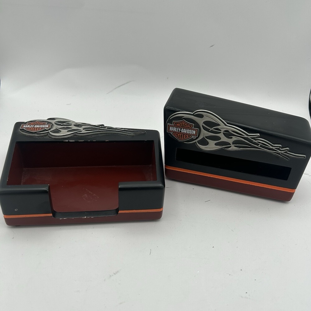 Harley Davidson Business Card Holder And Note Card Holder. Hallmark